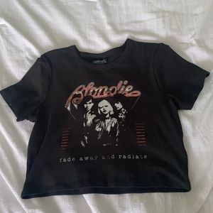 Blondie cropped tee